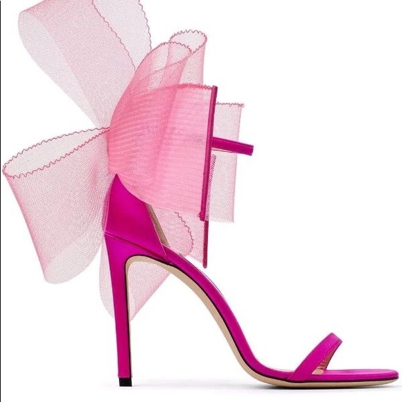 **SOLD**NWT Jimmy Choo Aveline 100 asymmetric sandals - Picture 3 of 5